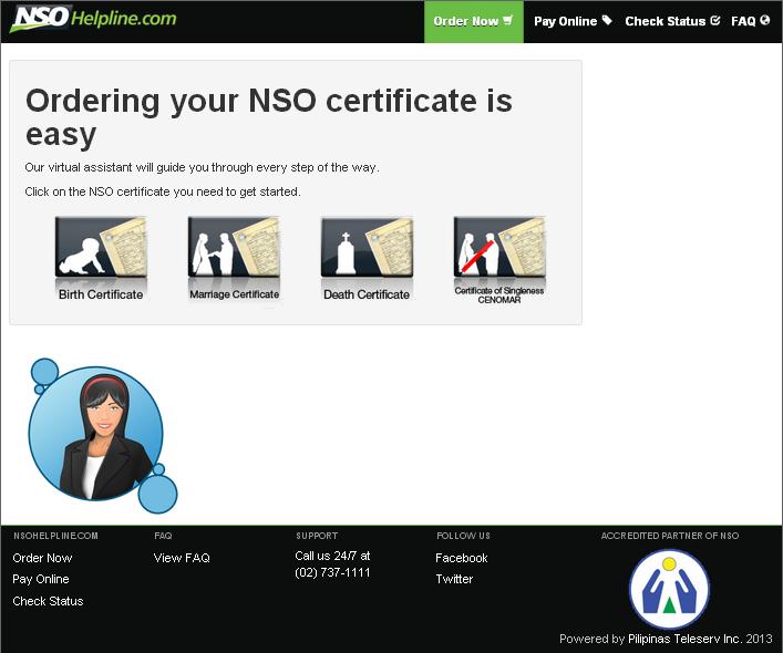 NSOHelpline.com Order Now Page