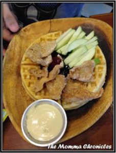 Chicken and Waffles, P145.00