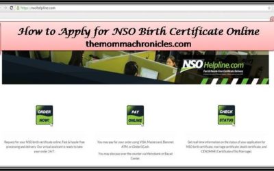 How to Apply for NSO Birth Certificate Online