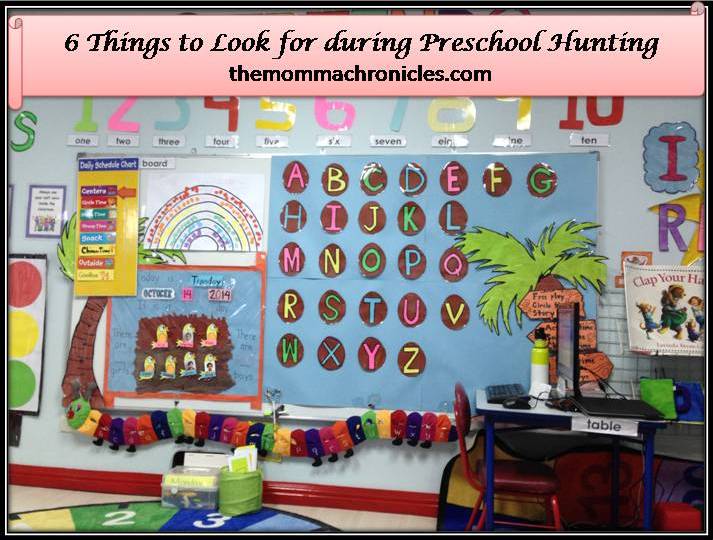 Preschool Hunting: 6 Things You Need to Consider when Looking for a ...