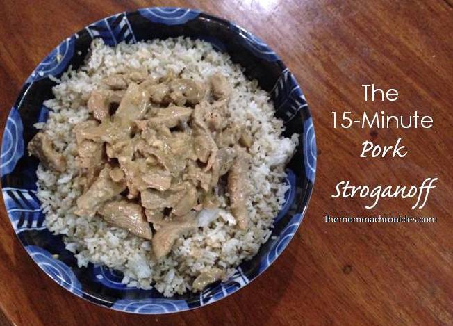 Pork Stroganoff 1