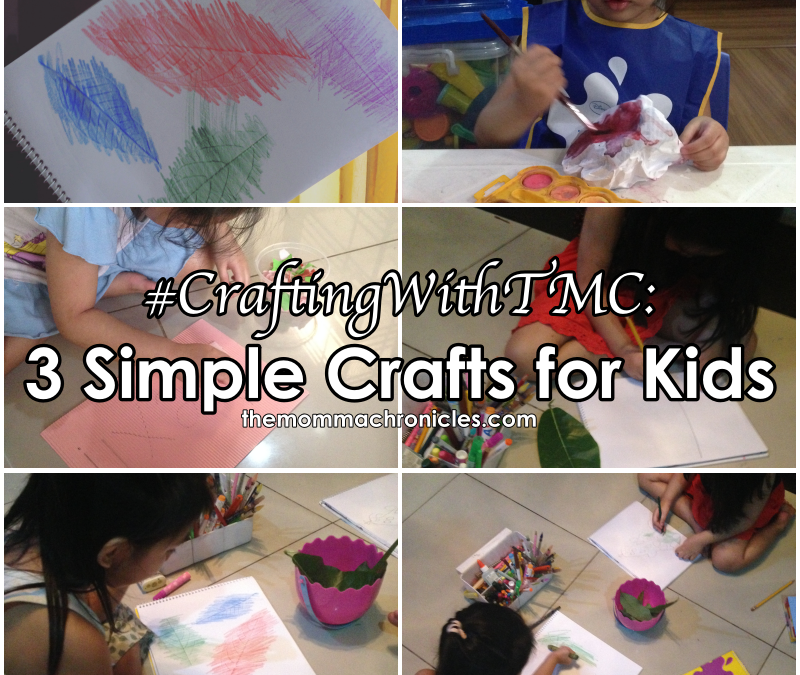 #CraftingWithTMC : 3 Simple But Fun Crafts You Can Do with Kids