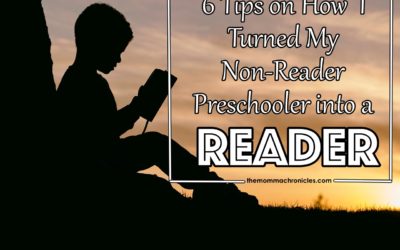 How I Turned My Non-Reader Preschooler into a Reader