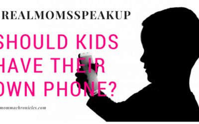 #RealMomsSpeakUp : Should You Give Your Kids a Phone?