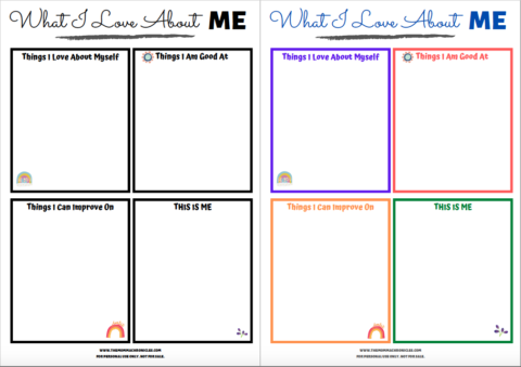Encouraging Self-Love On Kids + FREE Printable - The Momma Chronicles