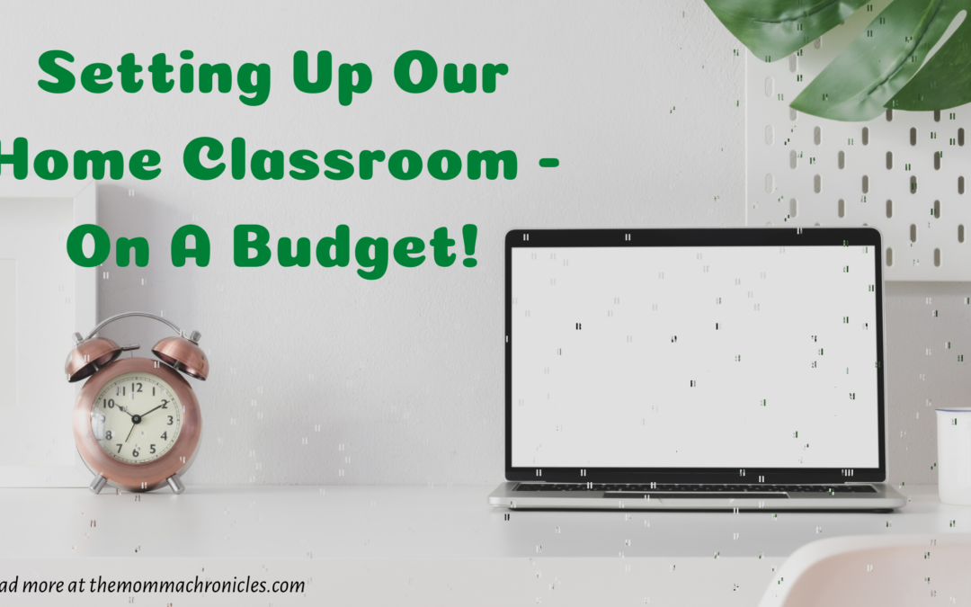 Setting Up Our Classroom At Home – On A Budget!