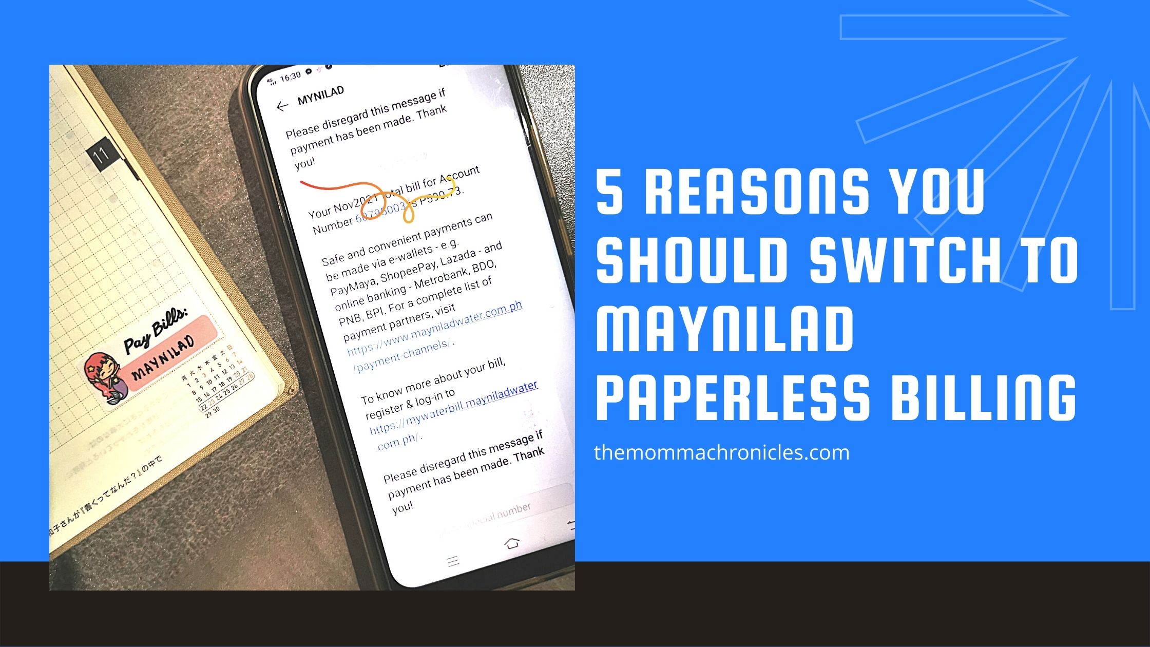 5 Reasons Why You Should Switch To Maynilad Paperless Billing 