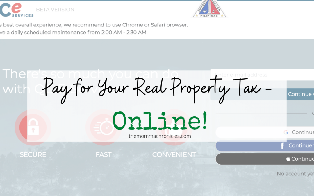 Pay Real Property Tax Online? In Quezon City, Yes, You Can!